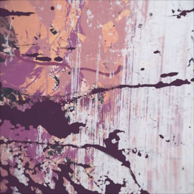 Grunge çağdaş sanat. El sanat yapılmış. renkli doku. Modern sanat. Yağlı boya darbeleri. Darbeleri. Sanatsal arka plan. Soyut resim tuval üzerine.