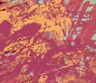 Grunge çağdaş sanat. El sanat yapılmış. renkli doku. Modern sanat. Yağlı boya darbeleri. Darbeleri. Sanatsal arka plan. Soyut resim tuval üzerine.