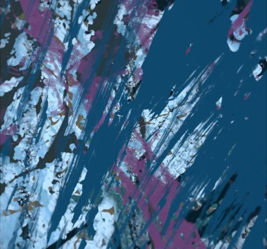 Grunge çağdaş sanat. El sanat yapılmış. renkli doku. Modern sanat. Yağlı boya darbeleri. Darbeleri. Sanatsal arka plan. Soyut resim tuval üzerine.