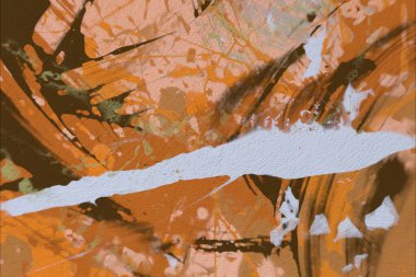 Grunge çağdaş sanat. El sanat yapılmış. renkli doku. Modern sanat. Yağlı boya darbeleri. Darbeleri. Sanatsal arka plan. Soyut resim tuval üzerine.
