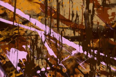 Grunge çağdaş sanat. El sanat yapılmış. renkli doku. Modern sanat. Yağlı boya darbeleri. Darbeleri. Sanatsal arka plan. Soyut resim tuval üzerine.