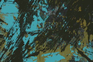 Grunge çağdaş sanat. El sanat yapılmış. renkli doku. Modern sanat. Yağlı boya darbeleri. Darbeleri. Sanatsal arka plan. Soyut resim tuval üzerine.
