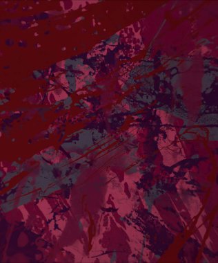 Grunge çağdaş sanat. El sanat yapılmış. renkli doku. Modern sanat. Yağlı boya darbeleri. Darbeleri. Sanatsal arka plan. Soyut resim tuval üzerine.