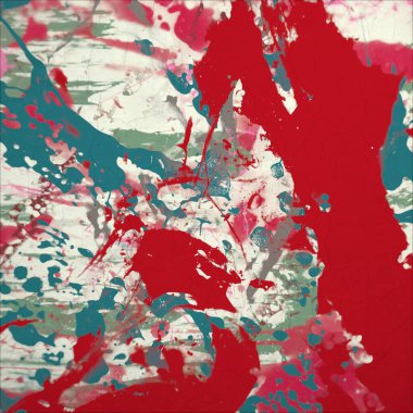 Grunge çağdaş sanat. El sanat yapılmış. renkli doku. Modern sanat. Yağlı boya darbeleri. Darbeleri. Sanatsal arka plan. Soyut resim tuval üzerine.