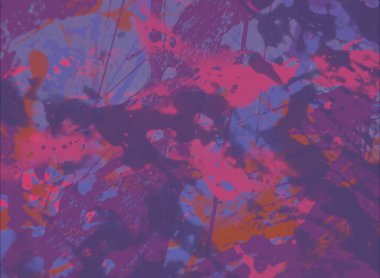 Grunge çağdaş sanat. El sanat yapılmış. renkli doku. Modern sanat. Yağlı boya darbeleri. Darbeleri. Sanatsal arka plan. Soyut resim tuval üzerine.