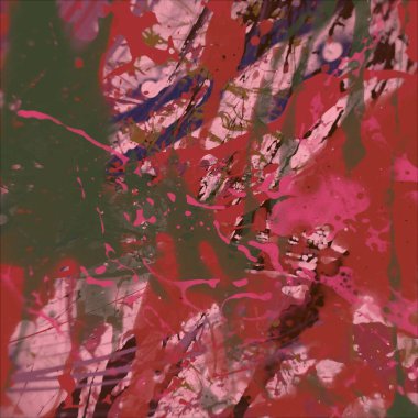 Grunge çağdaş sanat. El sanat yapılmış. renkli doku. Modern sanat. Yağlı boya darbeleri. Darbeleri. Sanatsal arka plan. Soyut resim tuval üzerine.