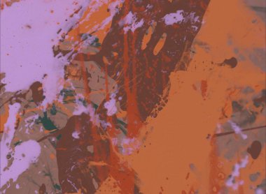 Grunge çağdaş sanat. El sanat yapılmış. renkli doku. Modern sanat. Yağlı boya darbeleri. Darbeleri. Sanatsal arka plan. Soyut resim tuval üzerine.