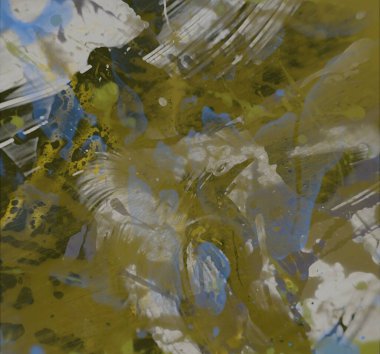 Grunge çağdaş sanat. El sanat yapılmış. renkli doku. Modern sanat. Yağlı boya darbeleri. Darbeleri. Sanatsal arka plan. Soyut resim tuval üzerine.