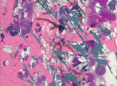 Grunge çağdaş sanat. El sanat yapılmış. renkli doku. Modern sanat. Yağlı boya darbeleri. Darbeleri. Sanatsal arka plan. Soyut resim tuval üzerine.