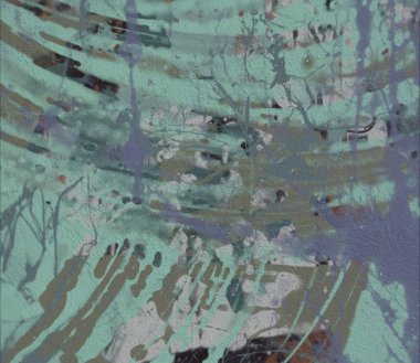 Grunge çağdaş sanat. El sanat yapılmış. renkli doku. Modern sanat. Yağlı boya darbeleri. Darbeleri. Sanatsal arka plan. Soyut resim tuval üzerine.