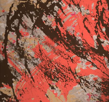 Grunge çağdaş sanat. El sanat yapılmış. renkli doku. Modern sanat. Yağlı boya darbeleri. Darbeleri. Sanatsal arka plan. Soyut resim tuval üzerine.