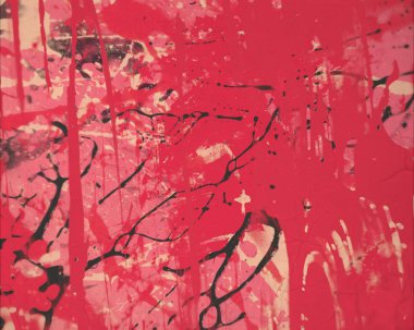 Grunge çağdaş sanat. El sanat yapılmış. renkli doku. Modern sanat. Yağlı boya darbeleri. Darbeleri. Sanatsal arka plan. Soyut resim tuval üzerine.