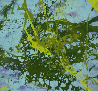 Grunge çağdaş sanat. El sanat yapılmış. renkli doku. Modern sanat. Yağlı boya darbeleri. Darbeleri. Sanatsal arka plan. Soyut resim tuval üzerine.