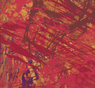 Grunge çağdaş sanat. El sanat yapılmış. renkli doku. Modern sanat. Yağlı boya darbeleri. Darbeleri. Sanatsal arka plan. Soyut resim tuval üzerine.