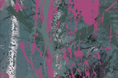 Grunge çağdaş sanat. El sanat yapılmış. renkli doku. Modern sanat. Yağlı boya darbeleri. Darbeleri. Sanatsal arka plan. Soyut resim tuval üzerine.