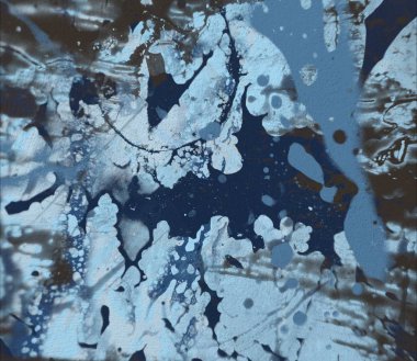 Grunge çağdaş sanat. El sanat yapılmış. renkli doku. Modern sanat. Yağlı boya darbeleri. Darbeleri. Sanatsal arka plan. Soyut resim tuval üzerine.