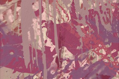 Grunge çağdaş sanat. El sanat yapılmış. renkli doku. Modern sanat. Yağlı boya darbeleri. Darbeleri. Sanatsal arka plan. Soyut resim tuval üzerine.