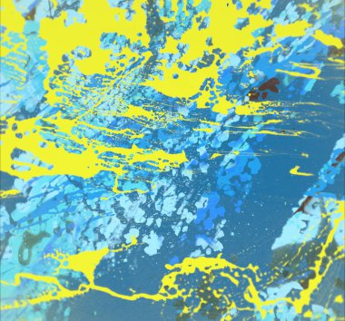 Grunge çağdaş sanat. El sanat yapılmış. renkli doku. Modern sanat. Yağlı boya darbeleri. Darbeleri. Sanatsal arka plan. Soyut resim tuval üzerine.