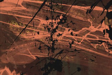 Grunge çağdaş sanat. El sanat yapılmış. renkli doku. Modern sanat. Yağlı boya darbeleri. Darbeleri. Sanatsal arka plan. Soyut resim tuval üzerine.