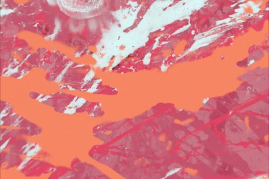 Grunge çağdaş sanat. El sanat yapılmış. renkli doku. Modern sanat. Yağlı boya darbeleri. Darbeleri. Sanatsal arka plan. Soyut resim tuval üzerine.