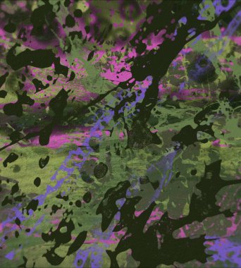 Grunge çağdaş sanat. El sanat yapılmış. renkli doku. Modern sanat. Yağlı boya darbeleri. Darbeleri. Sanatsal arka plan. Soyut resim tuval üzerine.