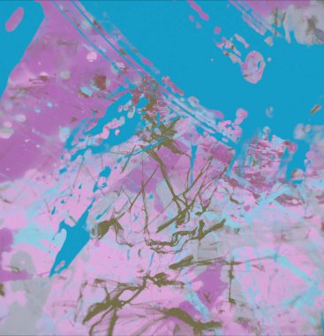 Grunge çağdaş sanat. El sanat yapılmış. renkli doku. Modern sanat. Yağlı boya darbeleri. Darbeleri. Sanatsal arka plan. Soyut resim tuval üzerine.