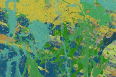 Grunge çağdaş sanat. El sanat yapılmış. renkli doku. Modern sanat. Yağlı boya darbeleri. Darbeleri. Sanatsal arka plan. Soyut resim tuval üzerine.