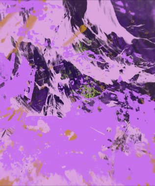 Grunge çağdaş sanat. El sanat yapılmış. renkli doku. Modern sanat. Yağlı boya darbeleri. Darbeleri. Sanatsal arka plan. Soyut resim tuval üzerine.