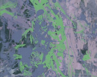 Grunge çağdaş sanat. El sanat yapılmış. renkli doku. Modern sanat. Yağlı boya darbeleri. Darbeleri. Sanatsal arka plan. Soyut resim tuval üzerine.