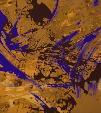 Grunge çağdaş sanat. El sanat yapılmış. renkli doku. Modern sanat. Yağlı boya darbeleri. Darbeleri. Sanatsal arka plan. Soyut resim tuval üzerine.