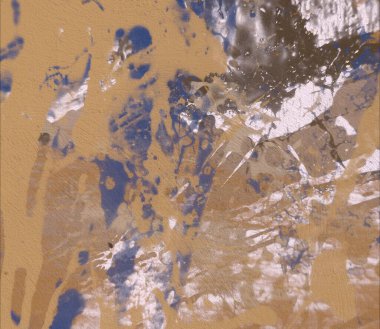 Grunge çağdaş sanat. El sanat yapılmış. renkli doku. Modern sanat. Yağlı boya darbeleri. Darbeleri. Sanatsal arka plan. Soyut resim tuval üzerine.