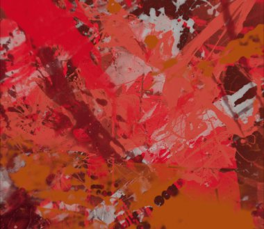 Grunge çağdaş sanat. El sanat yapılmış. renkli doku. Modern sanat. Yağlı boya darbeleri. Darbeleri. Sanatsal arka plan. Soyut resim tuval üzerine.