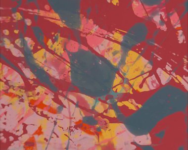 Grunge çağdaş sanat. El sanat yapılmış. renkli doku. Modern sanat. Yağlı boya darbeleri. Darbeleri. Sanatsal arka plan. Soyut resim tuval üzerine.