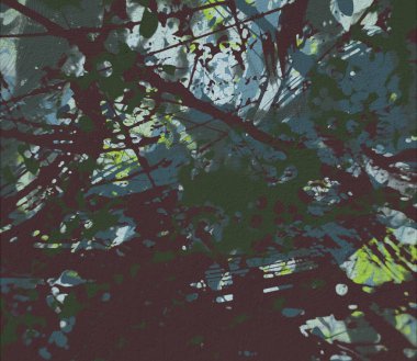 Grunge çağdaş sanat. El sanat yapılmış. renkli doku. Modern sanat. Yağlı boya darbeleri. Darbeleri. Sanatsal arka plan. Soyut resim tuval üzerine.