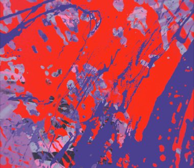 Grunge çağdaş sanat. El sanat yapılmış. renkli doku. Modern sanat. Yağlı boya darbeleri. Darbeleri. Sanatsal arka plan. Soyut resim tuval üzerine.