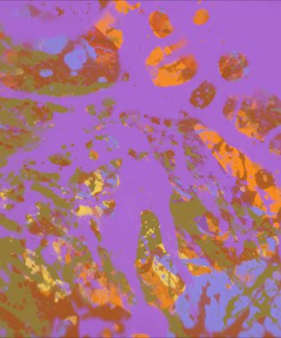 Grunge çağdaş sanat. El sanat yapılmış. renkli doku. Modern sanat. Yağlı boya darbeleri. Darbeleri. Sanatsal arka plan. Soyut resim tuval üzerine.