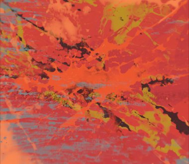 Grunge çağdaş sanat. El sanat yapılmış. renkli doku. Modern sanat. Yağlı boya darbeleri. Darbeleri. Sanatsal arka plan. Soyut resim tuval üzerine.