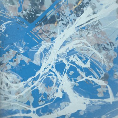 Grunge çağdaş sanat. El sanat yapılmış. renkli doku. Modern sanat. Yağlı boya darbeleri. Darbeleri. Sanatsal arka plan. Soyut resim tuval üzerine.