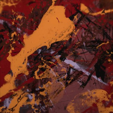 Grunge çağdaş sanat. El sanat yapılmış. renkli doku. Modern sanat. Yağlı boya darbeleri. Darbeleri. Sanatsal arka plan. Soyut resim tuval üzerine.