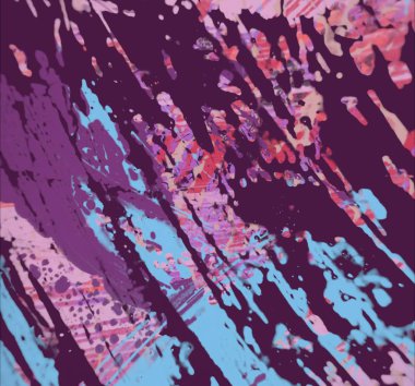 Grunge çağdaş sanat. El sanat yapılmış. renkli doku. Modern sanat. Yağlı boya darbeleri. Darbeleri. Sanatsal arka plan. Soyut resim tuval üzerine.