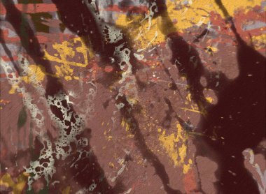 Grunge çağdaş sanat. El sanat yapılmış. renkli doku. Modern sanat. Yağlı boya darbeleri. Darbeleri. Sanatsal arka plan. Soyut resim tuval üzerine.
