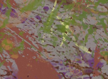 Grunge çağdaş sanat. El sanat yapılmış. renkli doku. Modern sanat. Yağlı boya darbeleri. Darbeleri. Sanatsal arka plan. Soyut resim tuval üzerine.