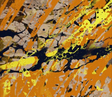 Grunge çağdaş sanat. El sanat yapılmış. renkli doku. Modern sanat. Yağlı boya darbeleri. Darbeleri. Sanatsal arka plan. Soyut resim tuval üzerine.