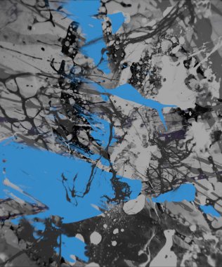 Grunge çağdaş sanat. El sanat yapılmış. renkli doku. Modern sanat. Yağlı boya darbeleri. Darbeleri. Sanatsal arka plan. Soyut resim tuval üzerine.