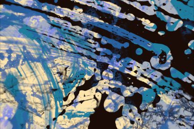 Grunge çağdaş sanat. El sanat yapılmış. renkli doku. Modern sanat. Yağlı boya darbeleri. Darbeleri. Sanatsal arka plan. Soyut resim tuval üzerine.