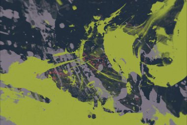 Grunge çağdaş sanat. El sanat yapılmış. renkli doku. Modern sanat. Yağlı boya darbeleri. Darbeleri. Sanatsal arka plan. Soyut resim tuval üzerine.