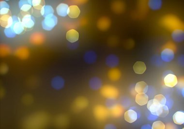 Bokeh ve parlak ışıklar arka plan. Doğal bokeh ve parlak ışıklar Vintage Magic arka plan ile renk Festival arka plan