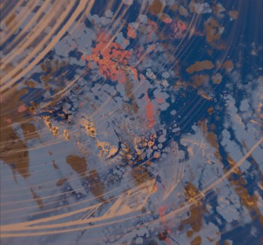 Grunge çağdaş sanat. El sanat yapılmış. renkli doku. Modern sanat. Yağlı boya darbeleri. Darbeleri. Sanatsal arka plan. Soyut resim tuval üzerine.