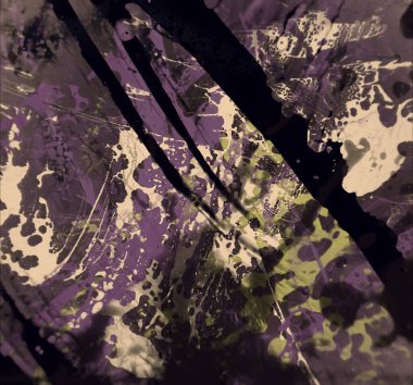 Grunge çağdaş sanat. El sanat yapılmış. renkli doku. Modern sanat. Yağlı boya darbeleri. Darbeleri. Sanatsal arka plan. Soyut resim tuval üzerine.