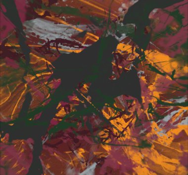 Grunge çağdaş sanat. El sanat yapılmış. renkli doku. Modern sanat. Yağlı boya darbeleri. Darbeleri. Sanatsal arka plan. Soyut resim tuval üzerine.